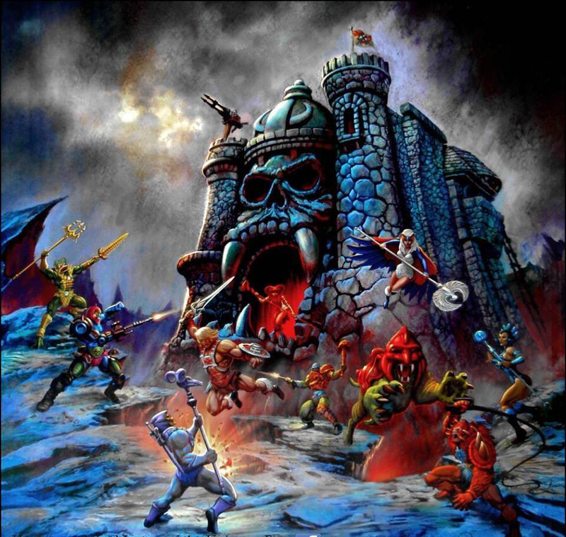 I’m just going to assume Stratos dropped He-Man on top of Skeletor, because otherwise that angle looks very weird.